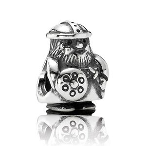 Pandora Retired Sterling Silver Viking Bead - 790588